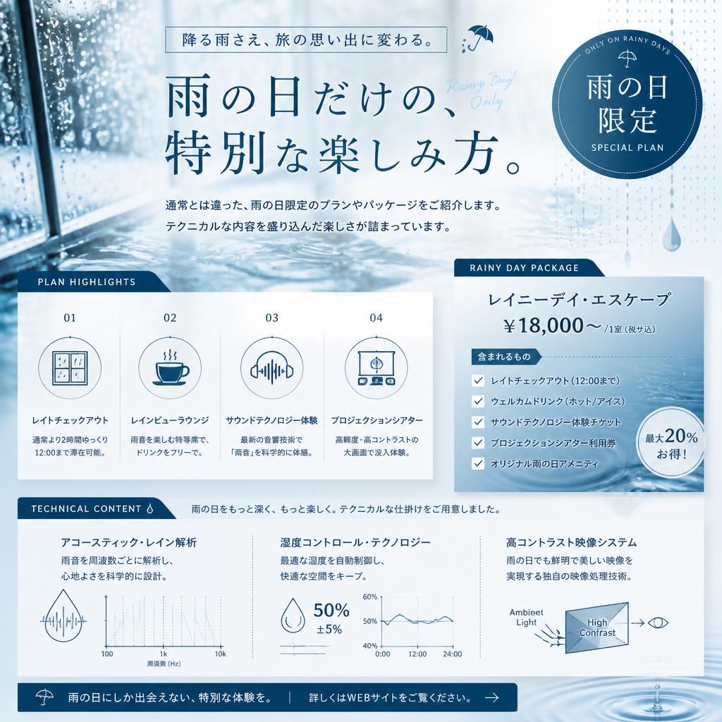 雨の日特別メニュー