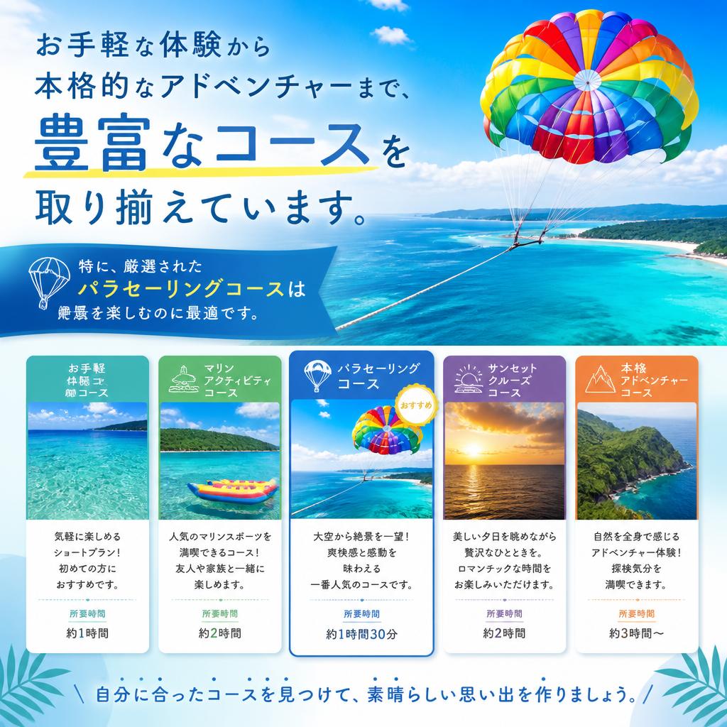 選べるマリンスポーツコース