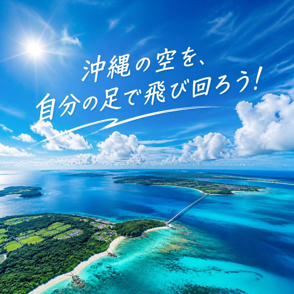沖縄の空を、自分の足で飛び回ろう！