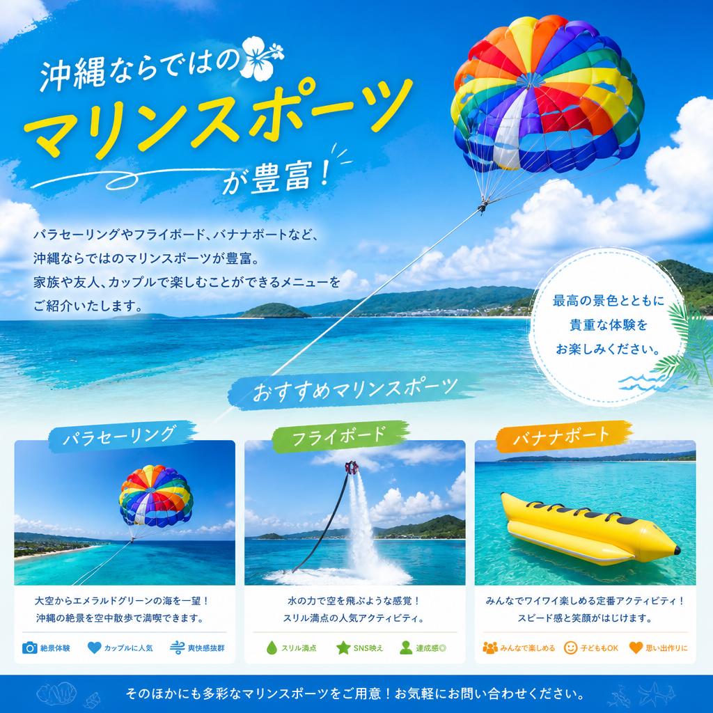 おすすめマリンアクティビティ