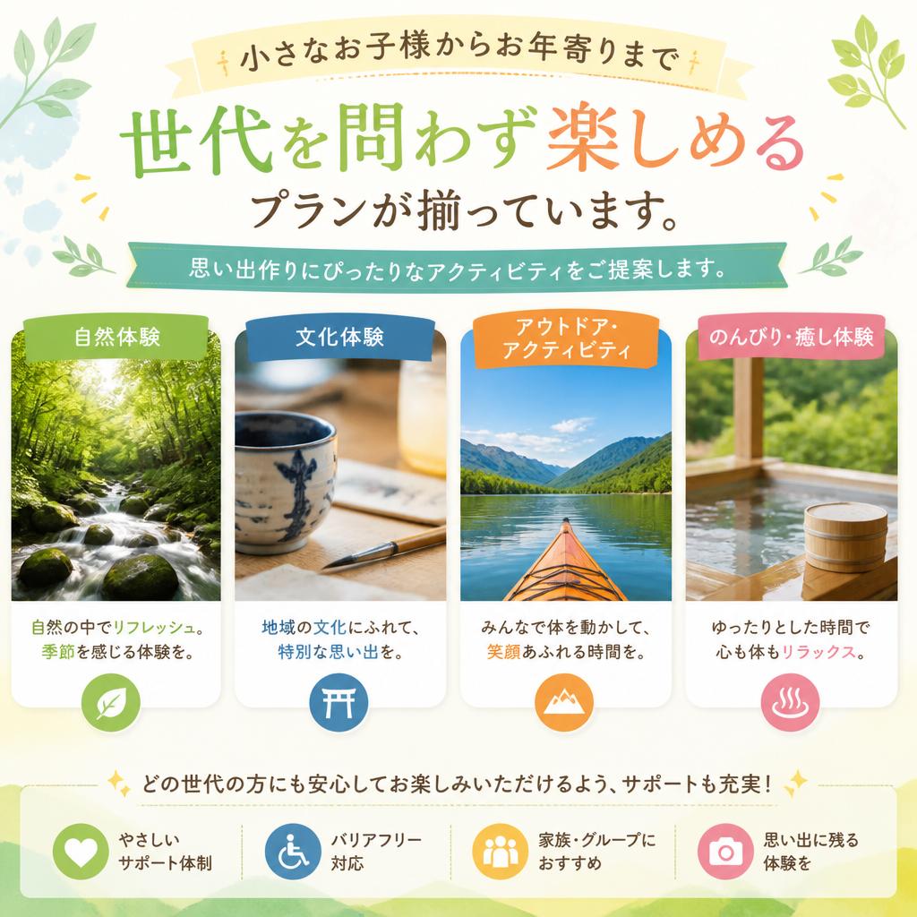 家族や友人と楽しい時間を