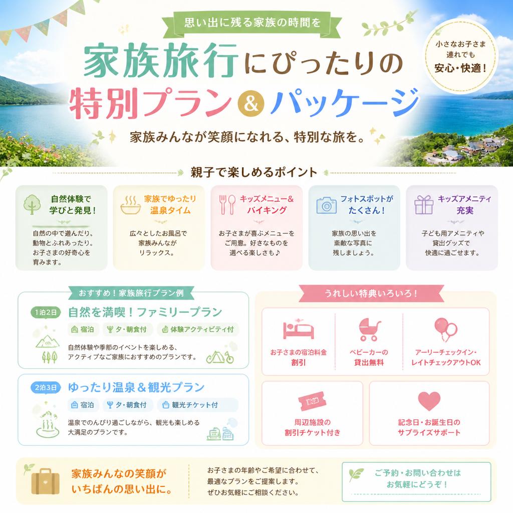 ファミリー向けの特別プラン