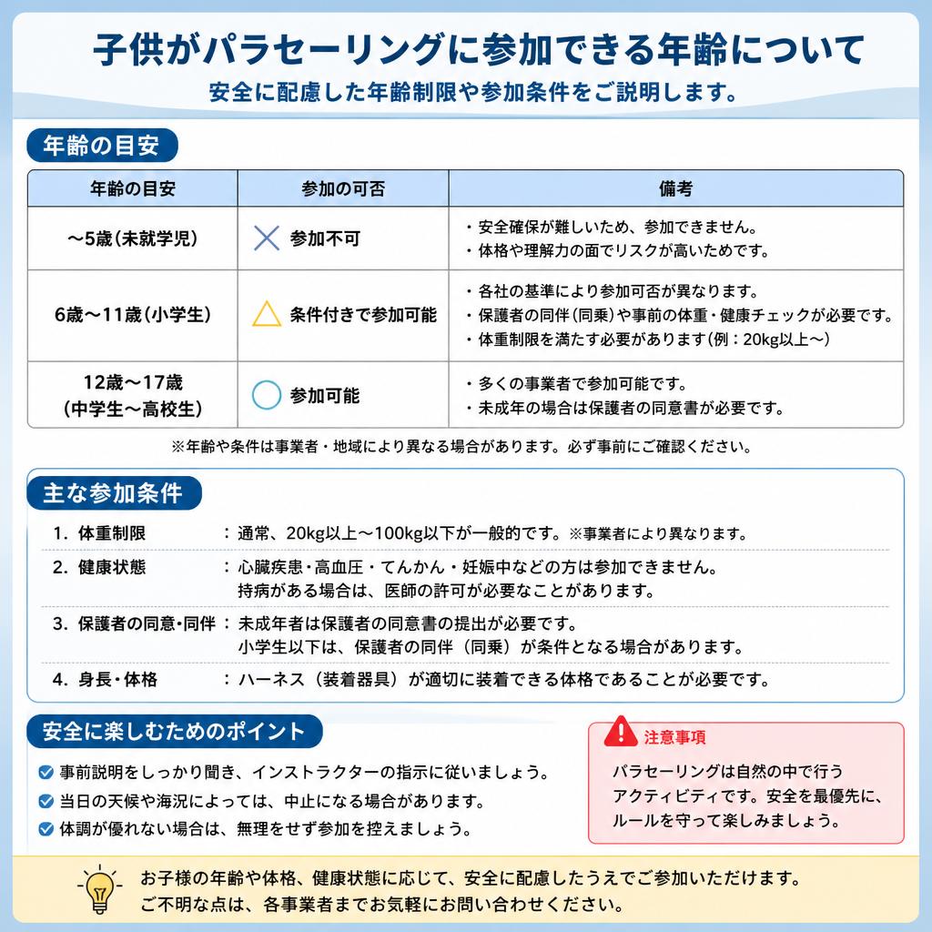子供は何歳から？