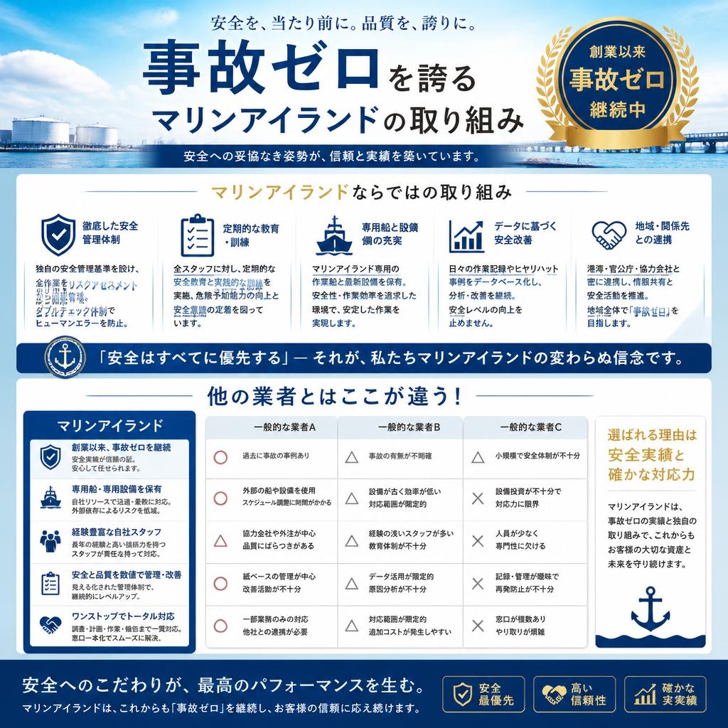 5. マリンアイランドの独自の取り組み